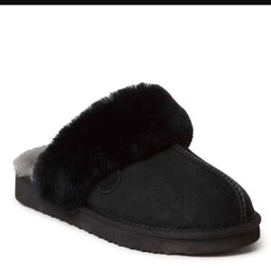 Fireside By Dearfoams Women's Sydney Genuine Shearling Scuff Slipper  Size 8